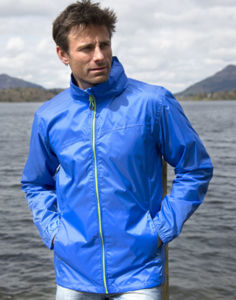 Ruvero | Coupe-Vent publicitaire pour homme Bleu royal Lime 3