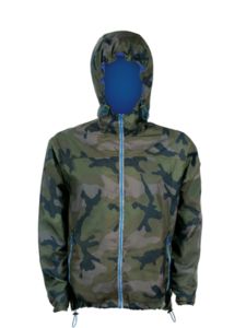 Skate | Coupe-Vent publicitaire pour homme Camouflage Royal