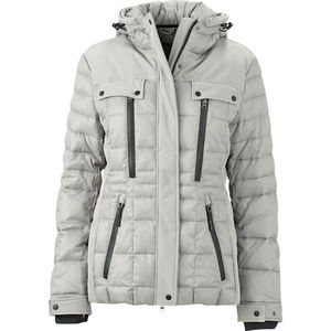 Nuka | Coupe-Vent Sport personnalisé pour femme Argent Noir