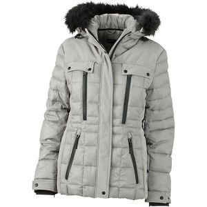 Nuka | Coupe-Vent Sport personnalisé pour femme Argent Noir 1