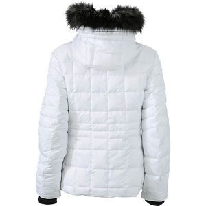 Nuka | Coupe-Vent Sport personnalisé pour femme Blanc Noir 2