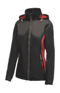 Vycy | Coupe-Vent Sport publicitaire pour femme Noir Rouge