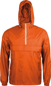 Yoozo | Coupe-Vent publicitaire pour homme Orange Blanc