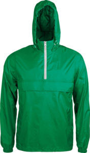 Yoozo | Coupe-Vent publicitaire pour homme Vert Kelly Blanc