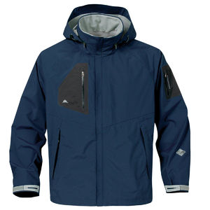 doudoune imprimée Bleu marine