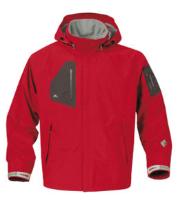 doudoune imprimée Rouge