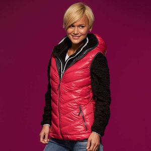 Doudoune personnalisable sans manches à capuche