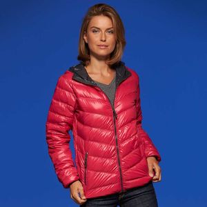 Doudoune publicitaire à capuche femme