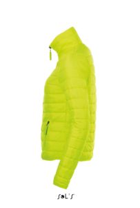 Ride | Doudoune publicitaire pour femme Lime 3