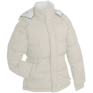 Doudoune personnalisable à capuche amovible homme Ecru