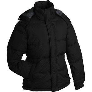 Doudoune personnalisable à capuche amovible homme Noir