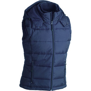 Doudoune personnalisable sans manches à capuche Marine