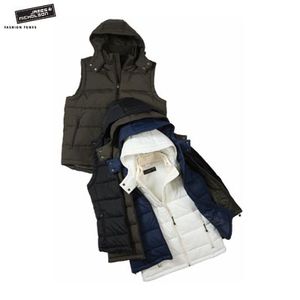 Doudoune publicitaire sans manches à capuche