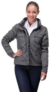 fabricant blouson court impression logo