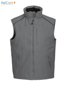 Gilet coupe vent de travail Gris foncé