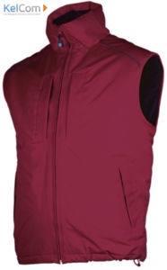 Gilet coupe vent de travail Rouge 2