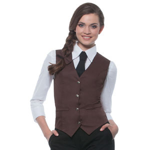 Gilet femme Lena Brun Clair