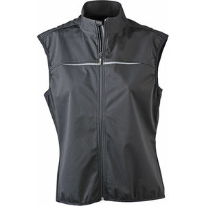 Gilet personnalisable cycliste femme Noir