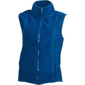 Gilet personnalisé polaire femme sans manches Royal