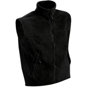 Gilet publicitaire polaire homme sans manches Noir