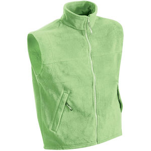 Gilet publicitaire polaire homme sans manches Vert citron