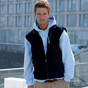 Gilet publicitaire polaire homme sans manches 2