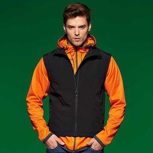 Gilet publicitaire softshell homme sans manches