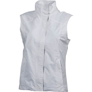 Gilet publicitaire technique femme sans manches Blanc