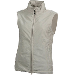 Gilet publicitaire trekking femme sans manches Gris