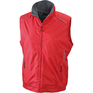 Gilet personnalisé polaire femme sans manches Bourgogne