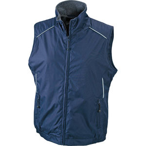 Gilet personnalisé polaire femme sans manches Marine