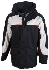 Odyssey | Parka Coupe-Vent publicitaire pour homme Marine Blanc