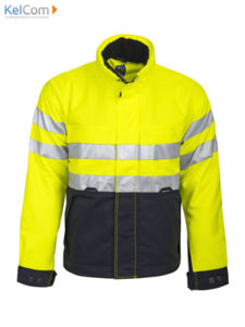 Parka doublée de travail Jaune Marine