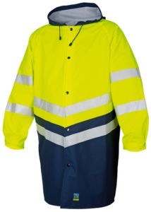 Parka imperméable vétement professionnel Jaune