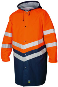 Parka imperméable vétement professionnel Orange