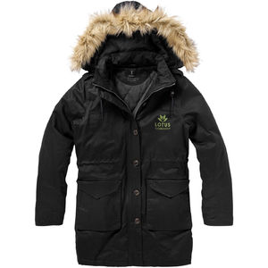 Montréal | Parka publicitaire pour homme Noir 10