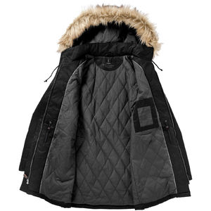 Montréal | Parka publicitaire pour homme Noir 2