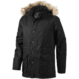 Montréal | Parka personnalisée pour homme Noir