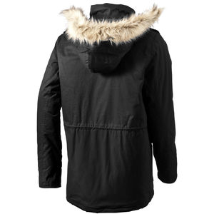 Montréal | Parka personnalisée pour homme Noir 1