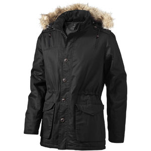 Montréal | Parka personnalisée pour homme Noir 5