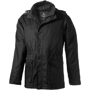 Montréal | Parka personnalisée pour homme Noir 7