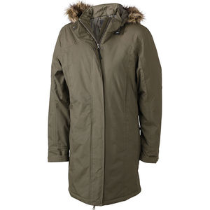 Parka personnalisable à capuche amovible femme Olive
