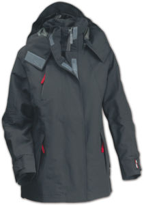 Parka personnalisable femme imperméable et respirant Anthracite