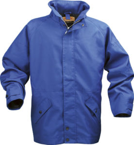Parka personnalisé homme imperméable avec capuche Bleu  Royal