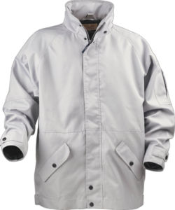 Parka personnalisé homme imperméable avec capuche Gris