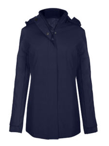 Pupoo | Parka publicitaire pour femme Marine 1