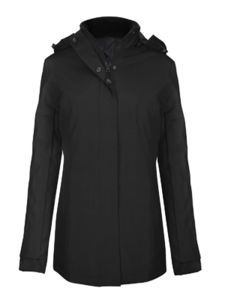 Pupoo | Parka publicitaire pour femme Noir 1