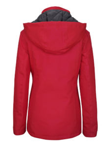 Pupoo | Parka publicitaire pour femme Rouge