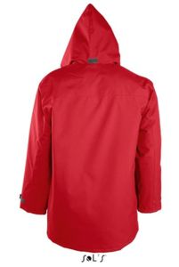 River | Parka publicitaire pour homme Rouge 2