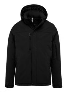 Kirry | Parka Softshell publicitaire pour homme Noir 1